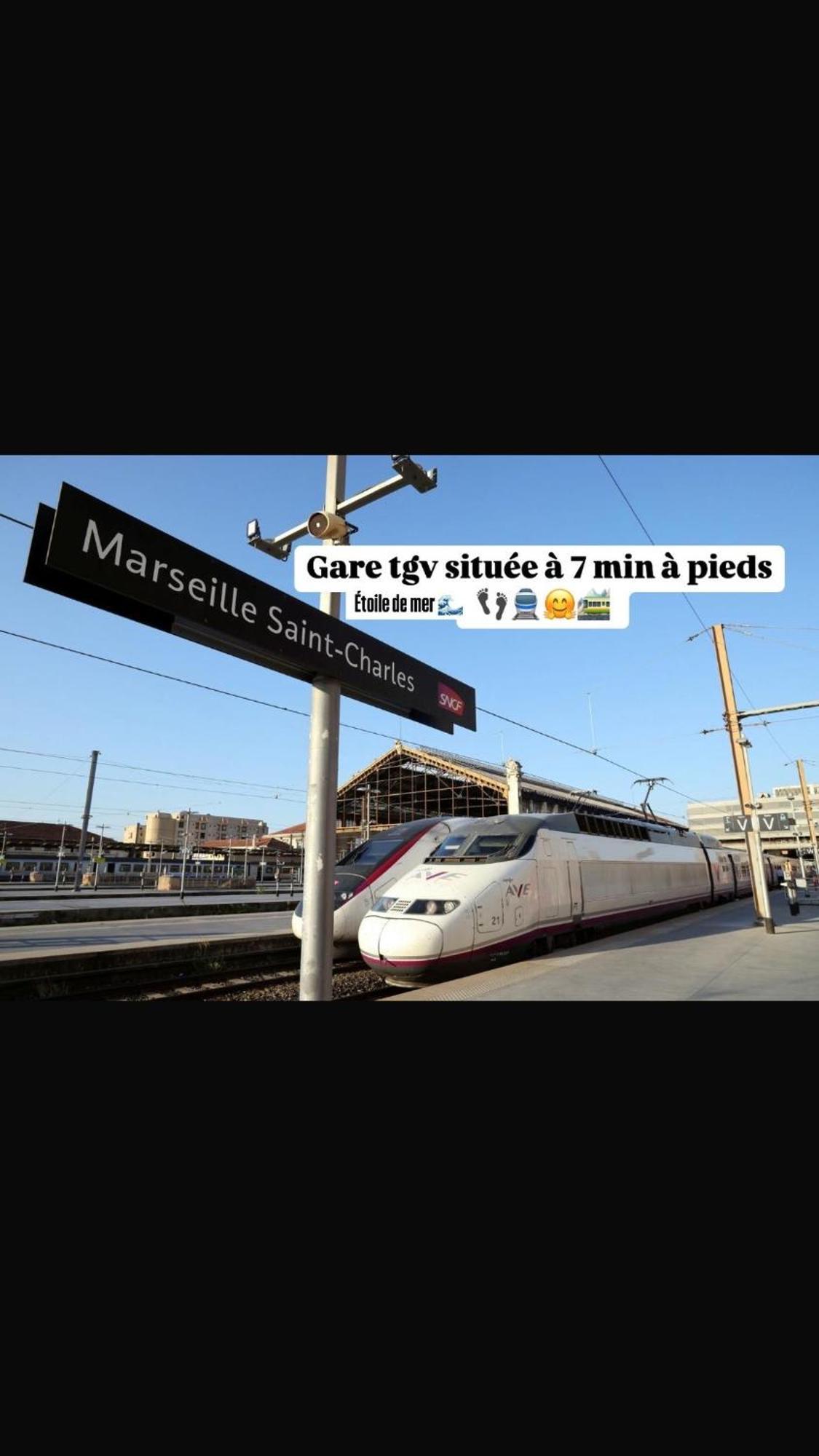 Etoile De Mer Magnifique Studio Deco Plage Et Sable Fin, Votre Sejour A Marseille Commence Ici, Centre-Ville ภายนอก รูปภาพ